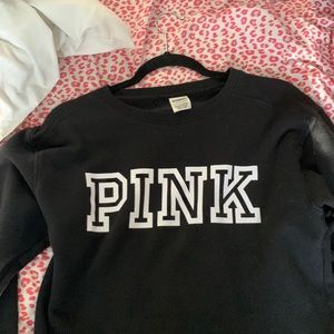 Pink Victoria secret sweatshirt pullover xs. No rips or stains